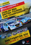 Programme cover of Snetterton Circuit, 31/07/2016