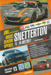 Programme cover of Snetterton Circuit, 16/07/2017