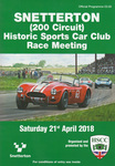 Programme cover of Snetterton Circuit, 21/04/2018