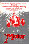 Programme cover of Snetterton Circuit, 13/08/1955