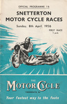 Programme cover of Snetterton Circuit, 08/04/1956