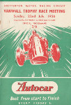 Programme cover of Snetterton Circuit, 22/07/1956