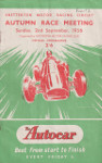 Programme cover of Snetterton Circuit, 02/09/1956