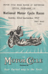 Programme cover of Snetterton Circuit, 22/09/1957