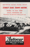 Programme cover of Snetterton Circuit, 01/06/1958