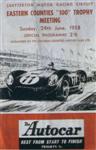 Programme cover of Snetterton Circuit, 29/06/1958