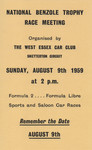 Flyer of Snetterton Circuit, 09/08/1959