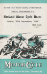 Programme cover of Snetterton Circuit, 20/09/1959
