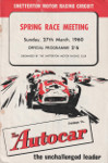 Programme cover of Snetterton Circuit, 27/03/1960