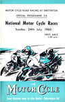 Programme cover of Snetterton Circuit, 24/07/1960