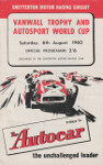 Programme cover of Snetterton Circuit, 06/08/1960