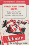 Programme cover of Snetterton Circuit, 14/05/1961