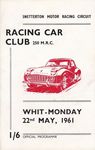 Programme cover of Snetterton Circuit, 22/05/1961