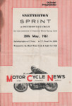 Programme cover of Snetterton Circuit, 28/05/1961