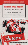 Programme cover of Snetterton Circuit, 08/10/1961