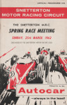 Programme cover of Snetterton Circuit, 25/03/1962