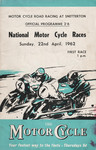 Programme cover of Snetterton Circuit, 22/04/1962