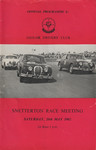 Programme cover of Snetterton Circuit, 26/05/1962