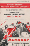 Programme cover of Snetterton Circuit, 03/06/1962