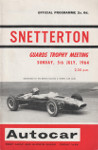 Programme cover of Snetterton Circuit, 05/07/1964