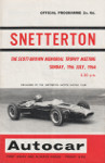 Programme cover of Snetterton Circuit, 19/07/1964