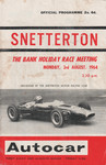 Programme cover of Snetterton Circuit, 03/08/1964