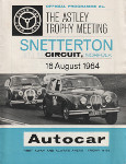 Programme cover of Snetterton Circuit, 16/08/1964