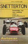 Programme cover of Snetterton Circuit, 18/07/1965