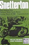 Programme cover of Snetterton Circuit, 20/03/1966