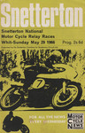 Programme cover of Snetterton Circuit, 29/05/1966