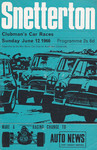 Programme cover of Snetterton Circuit, 12/06/1966