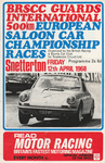 Programme cover of Snetterton Circuit, 12/04/1968