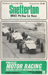 Programme cover of Snetterton Circuit, 03/06/1968