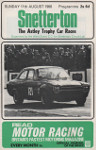 Programme cover of Snetterton Circuit, 11/08/1968
