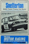 Programme cover of Snetterton Circuit, 02/09/1968