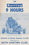 Programme cover of Snetterton Circuit, 07/09/1968