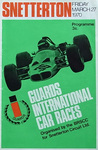 Programme cover of Snetterton Circuit, 27/03/1970
