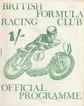 Programme cover of Snetterton Circuit, 09/05/1970