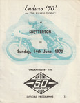 Programme cover of Snetterton Circuit, 14/06/1970