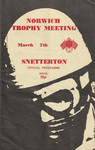 Programme cover of Snetterton Circuit, 07/03/1971