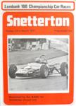 Programme cover of Snetterton Circuit, 28/03/1971