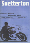 Programme cover of Snetterton Circuit, 30/05/1971