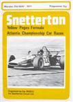 Programme cover of Snetterton Circuit, 31/05/1971