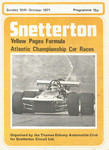 Programme cover of Snetterton Circuit, 10/10/1971