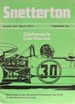 Programme cover of Snetterton Circuit, 12/03/1972