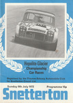 Programme cover of Snetterton Circuit, 09/07/1972
