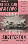 Programme cover of Snetterton Circuit, 13/08/1972