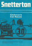 Programme cover of Snetterton Circuit, 06/05/1973