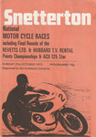 Programme cover of Snetterton Circuit, 21/10/1973