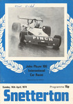 Programme cover of Snetterton Circuit, 14/04/1974